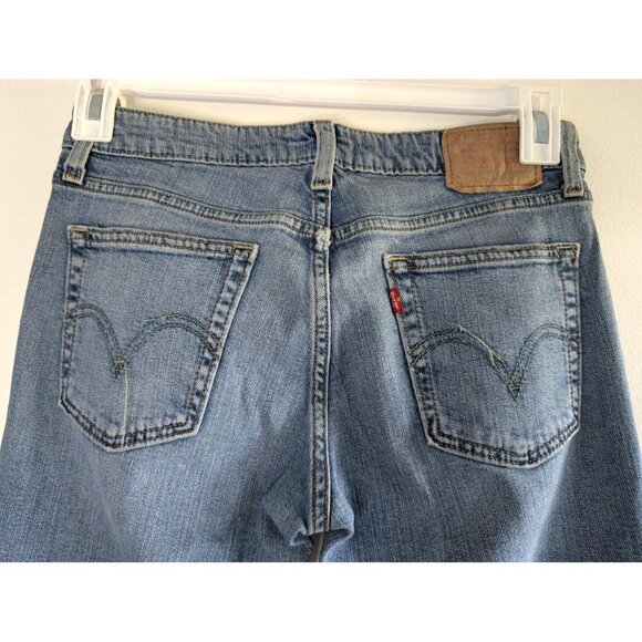 Vintage Y2K Levi's 518 Jeans Size 7 Superlow Bootcut Denim 30x31Junior Stretch - Picture 4 of 7